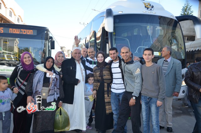 كفرقاسم : وصول وفد الاداري سامر الدعدوع الى البلدة  والفرحة تغمر الجميع بعودتهم سالمين غانمين 